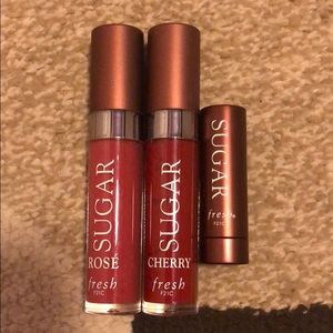 FRESH SUGAR SET! Two lip glosses + gift!